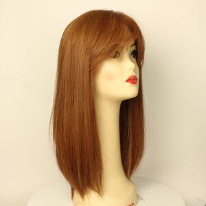Ponytail Wig Light Red Multi-Directional Skin Top Size S